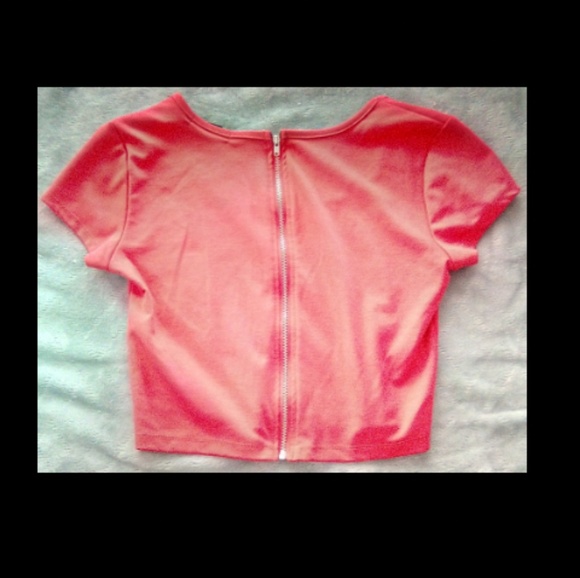 Forever 21 Short Sleeve Crop Top - Picture 2 of 5